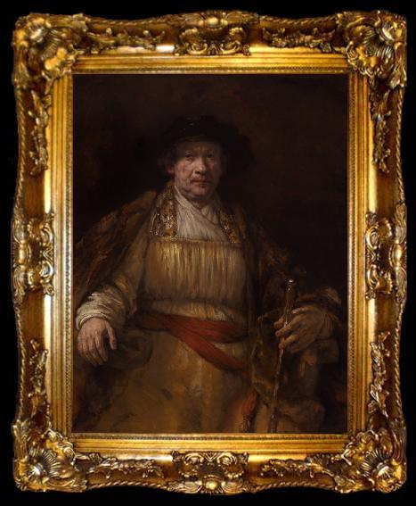 framed  REMBRANDT Harmenszoon van Rijn Self-portrait (mk08), ta009-2